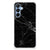 Samsung Galaxy A16 Anti-Shock Hoesje Marmer Zwart achterzijde