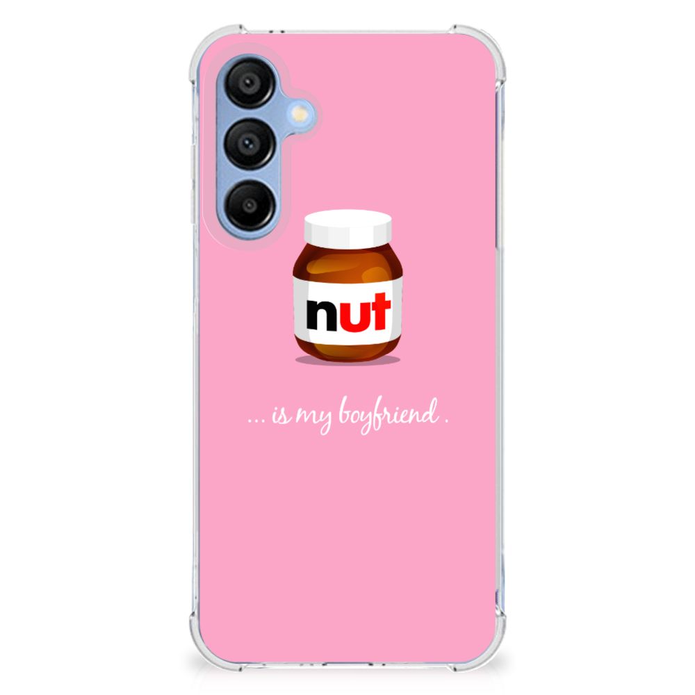 Samsung Galaxy A16 Beschermhoes Nut Boyfriend telefoonhoesje design Nut Boyfriend aanzicht