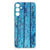 Samsung Galaxy A16 Bumper Hoesje Wood Blue telefoon hoesje design blauw hout aanzicht