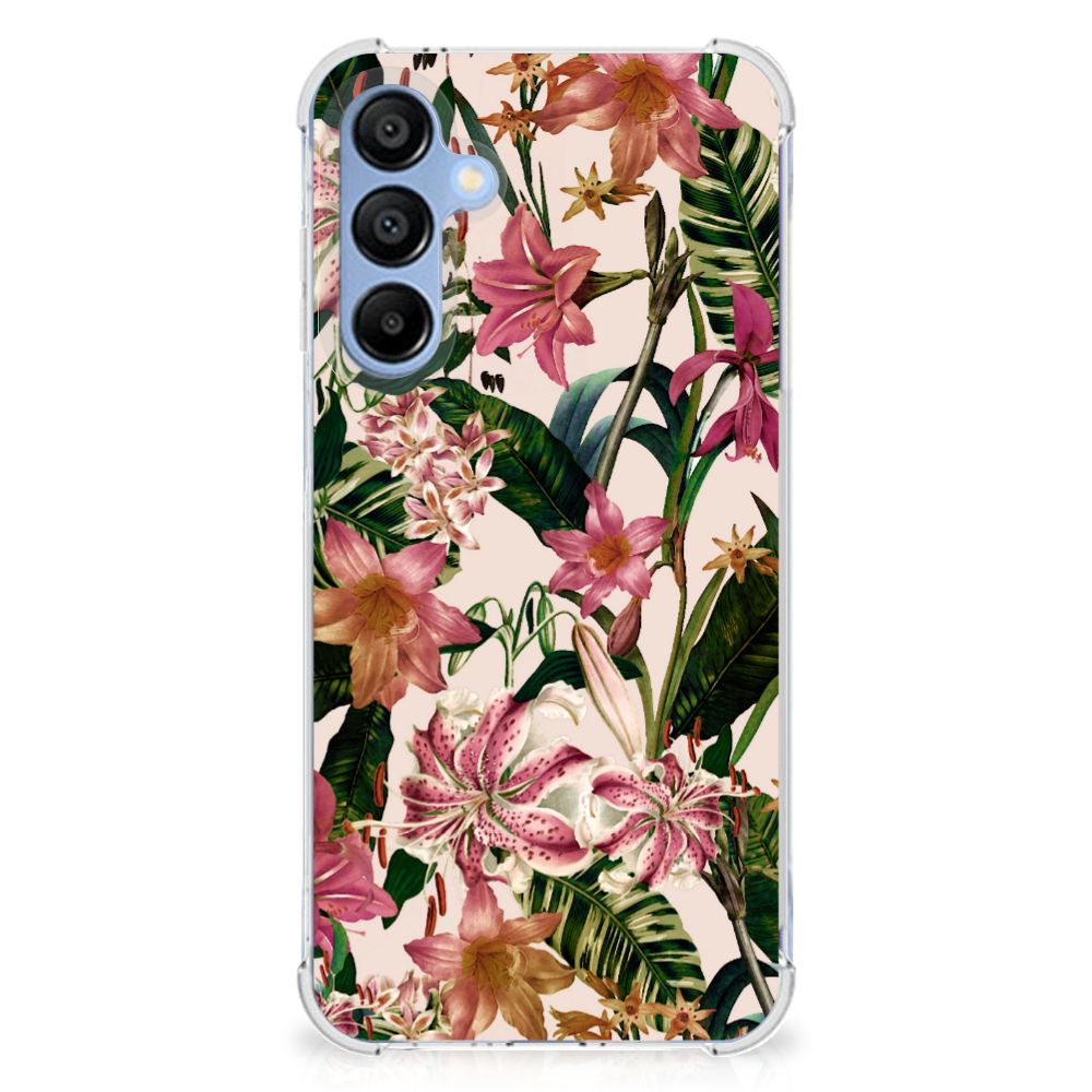 Samsung Galaxy A16 Case Flowers bloemen design achterkant