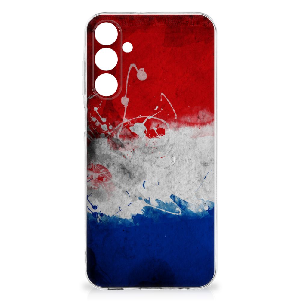Samsung Galaxy A16 Hoesje Nederland design Nederlandse vlag achteraanzicht