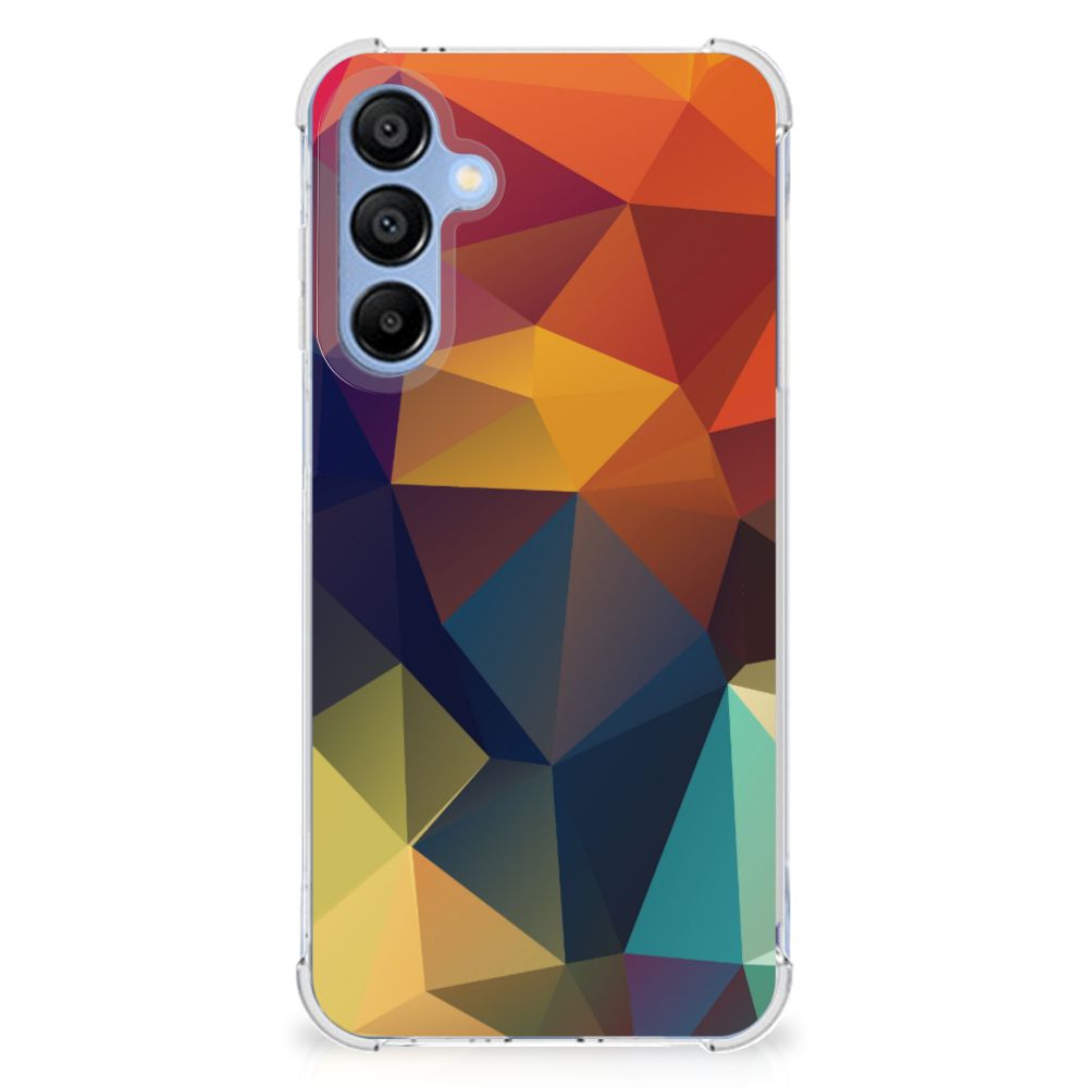 Samsung Galaxy A16 Shockproof Case Polygon Color achterkant weergave
