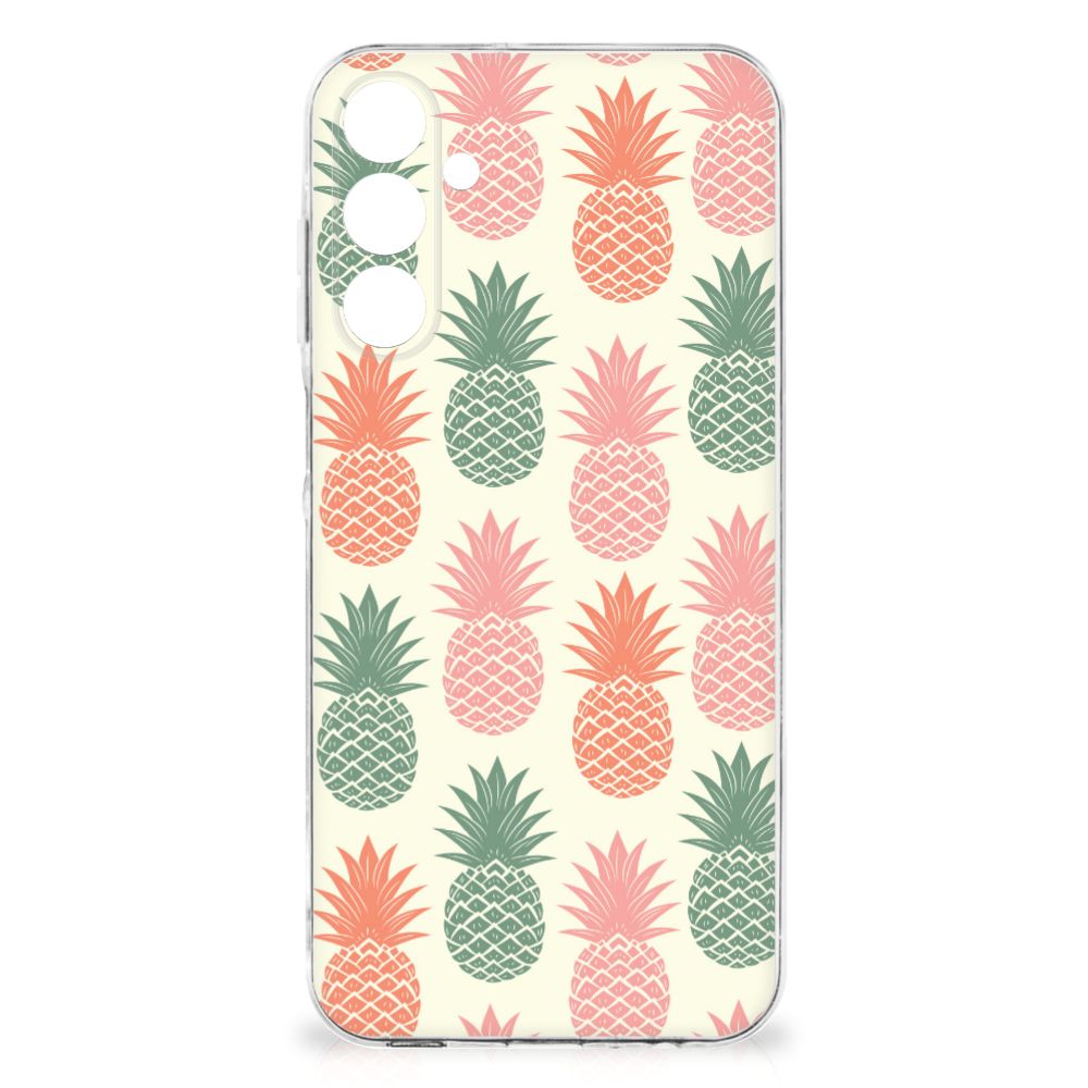 Samsung Galaxy A16 Siliconen Case Ananas ananas design achterkant
