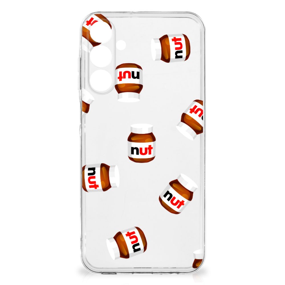 Samsung Galaxy A16 Siliconen Case Nut Jar design nut jar aanzicht