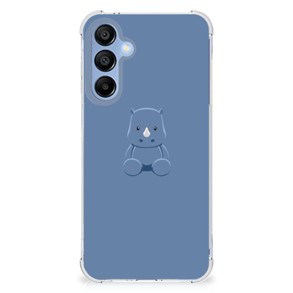 Samsung Galaxy A16 Stevig Bumper Hoesje Baby Rhino cartoon ontwerp achterkant