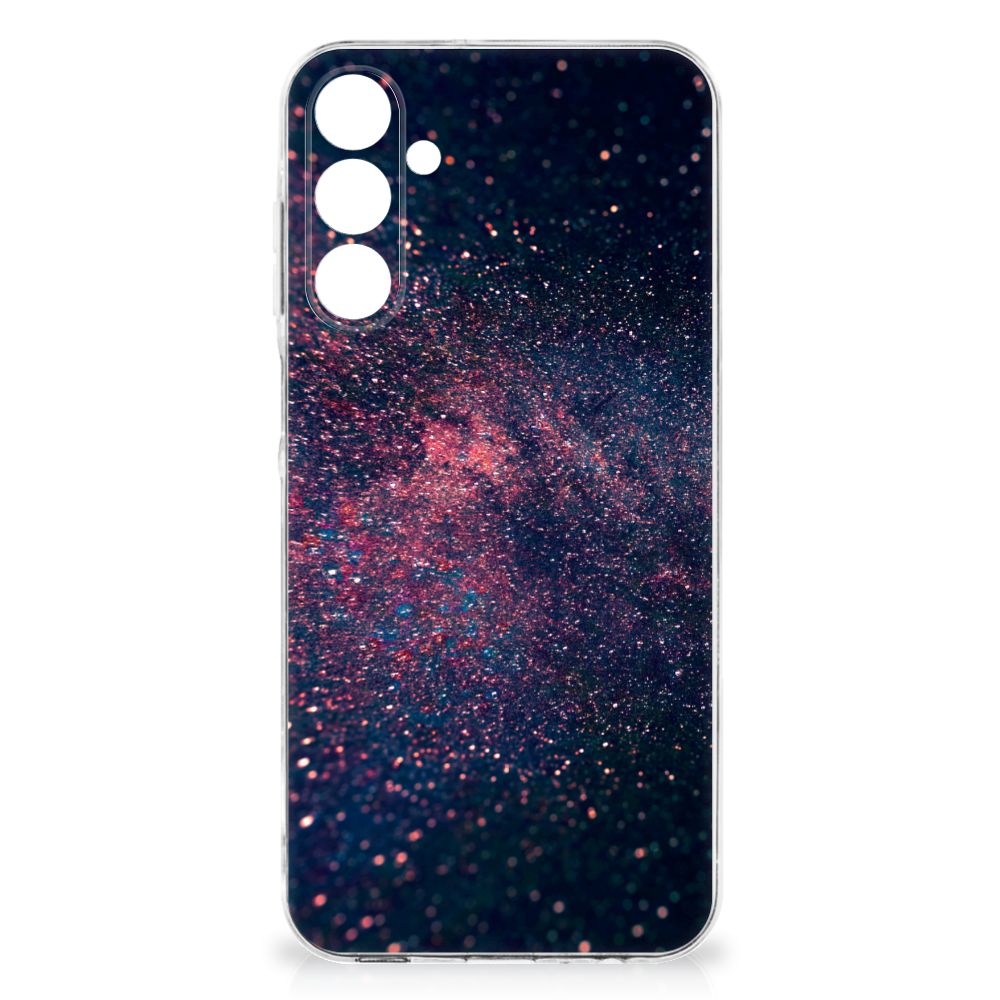 Samsung Galaxy A16 TPU Hoesje Stars kleurrijk glanzend design achterkant