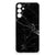 Samsung Galaxy A16 TPU Siliconen Hoesje Marmer Zwart Design Marmer Zwart Aanzicht