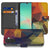 Samsung Galaxy A17 Book Case Polygon Color Met 3 Pasjes en Kunstzinnig Design boekhoesje kleurrijk vooraanzicht
