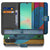 Samsung Galaxy A17 Bookstyle Hoesje Wood Heart Bruin Met Pasjes bookcase designnaam aanzicht
