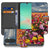 Samsung Galaxy A17 Hoesje Tulpen boekhoesje tulpenprint vooraanzicht