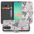 Samsung Galaxy A17 Telefoonhoesje met Pasjes Flamingo Triangle boekhoesje flamingo triangle aanzicht