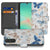 Samsung Galaxy A17 Vlinder Wallet Hoesje Met 3 Pasjes PU Leder vlinderdesign voorzijde