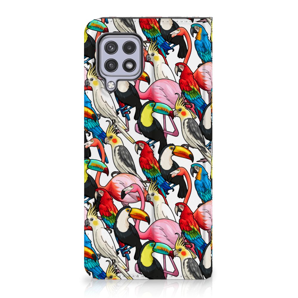 Samsung Galaxy A22 4G | M22 Hoesje maken Birds hoesje vogels design voorkant