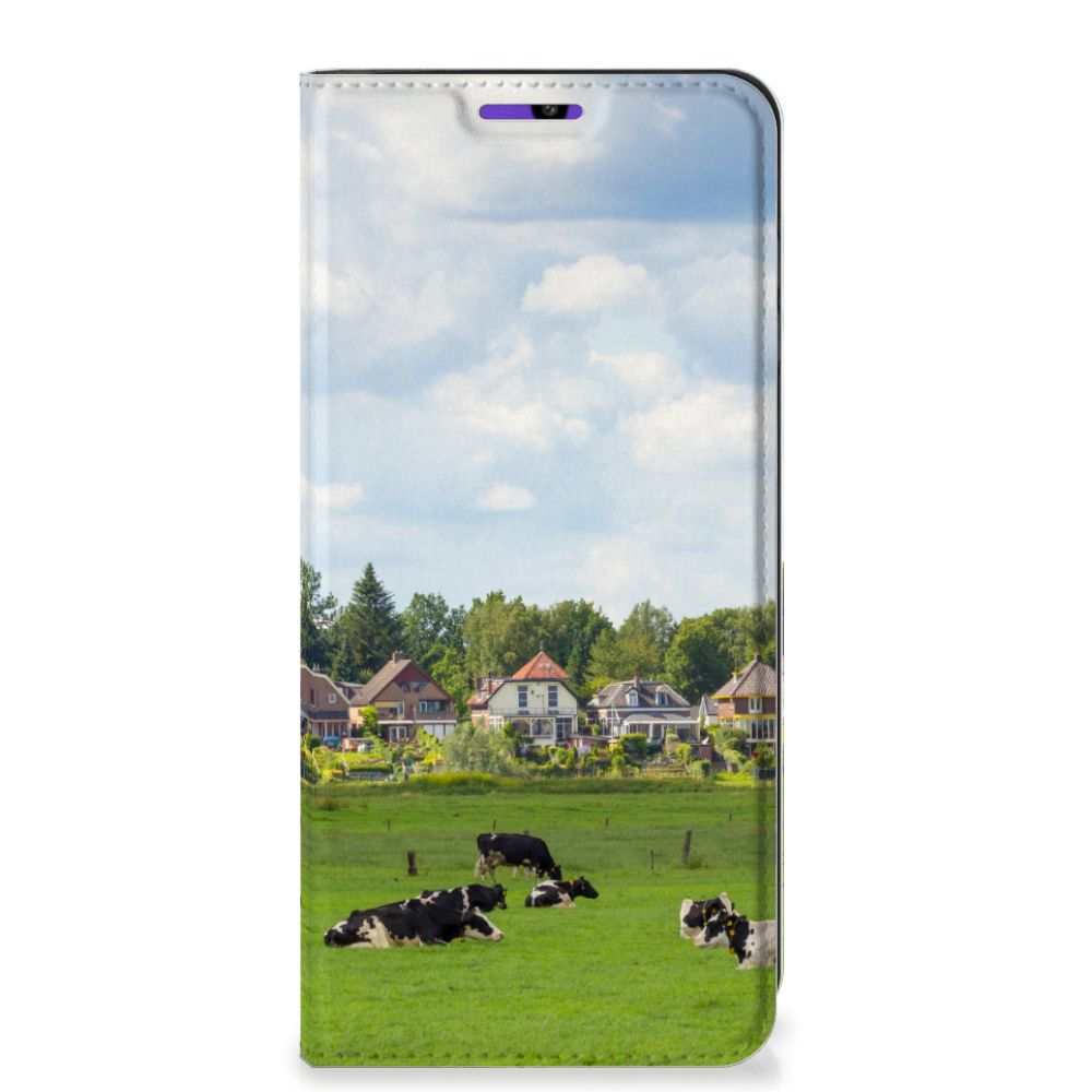 Samsung Galaxy A22 4G M22 Hoesje maken Koeien koeien landschap voorkant