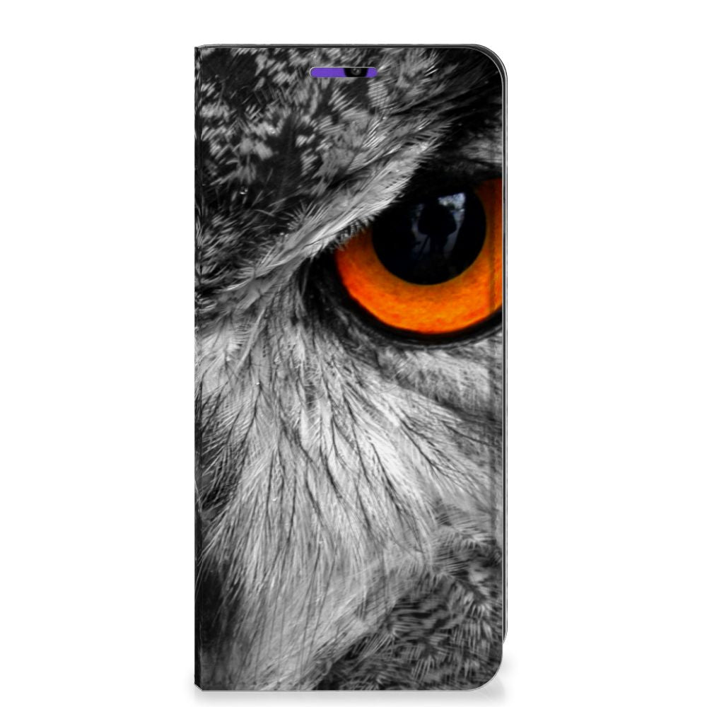 Samsung Galaxy A22 4G | M22 Hoesje maken Uil uilensnelheid design close-up