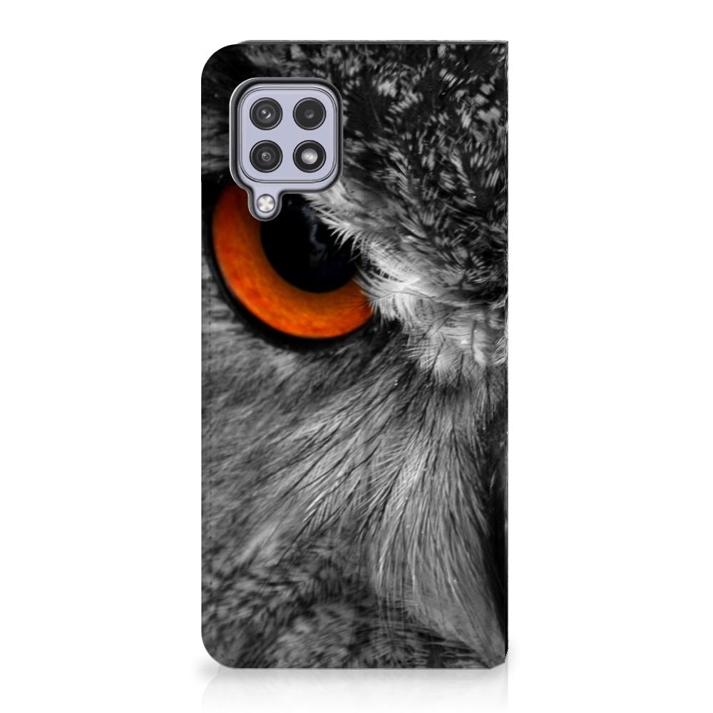 Samsung Galaxy A22 4G M22 Hoesje maken Uil uil gezicht design