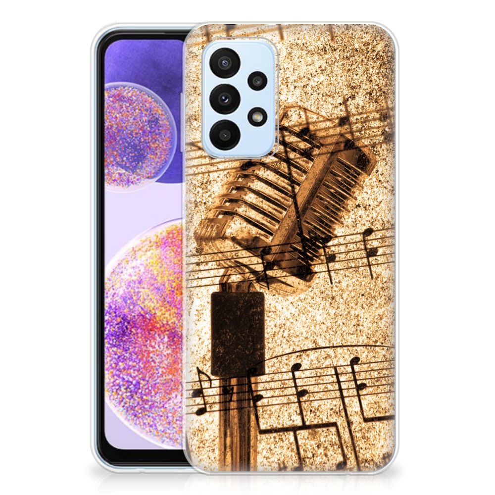 Samsung Galaxy A23 Siliconen Hoesje met foto Bladmuziek B2C Telecom
