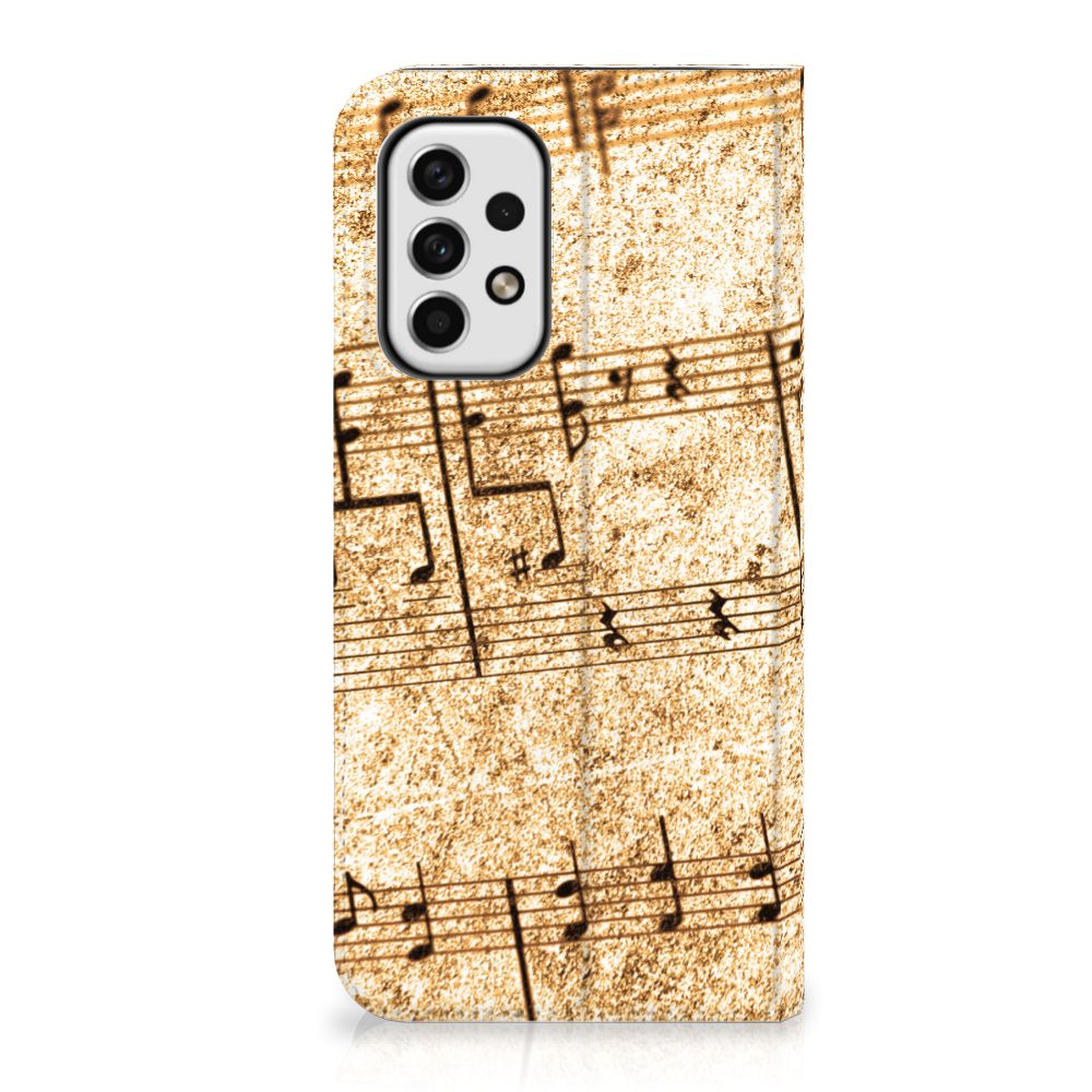 Samsung Galaxy A23 Stand Case Bladmuziek - B2C Telecom