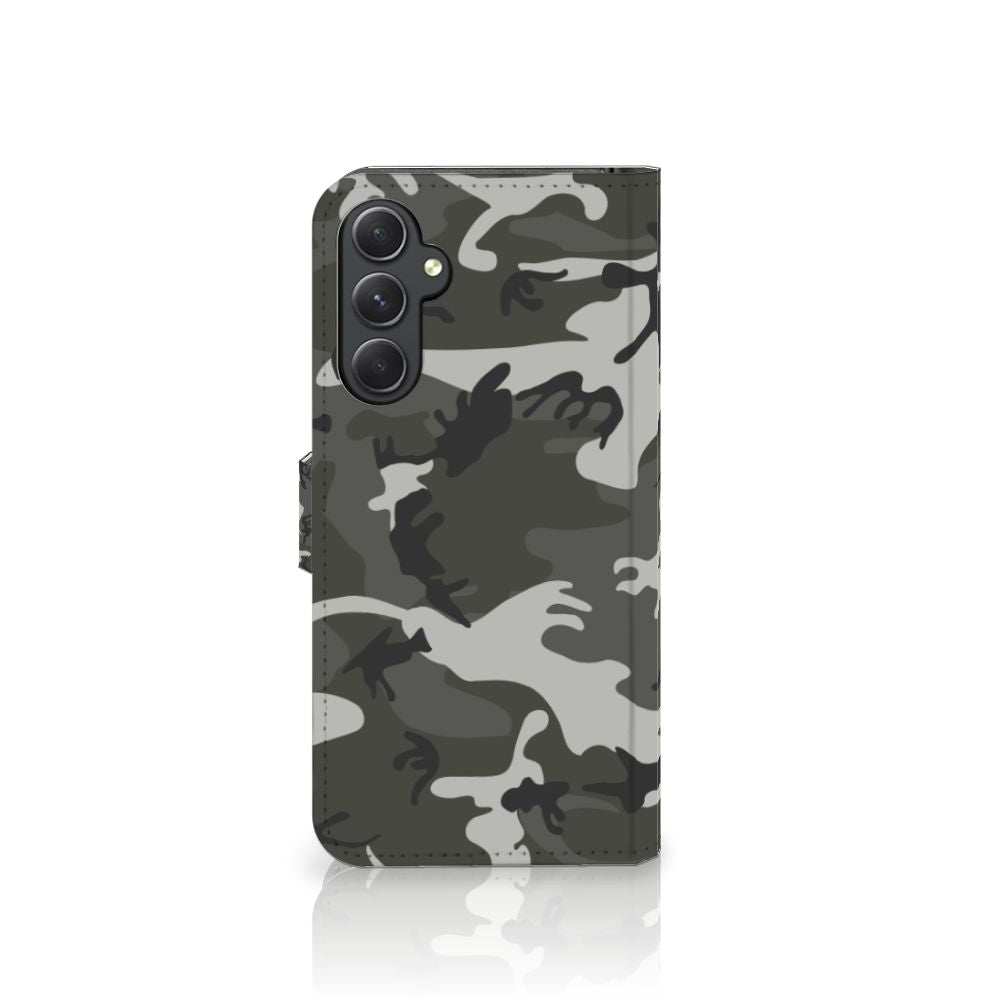 Samsung Galaxy A24 4G Telefoon Hoesje Army Light telefoonhoesje camouflage print aanzicht