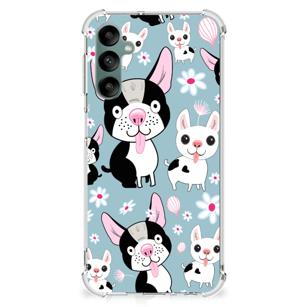 Samsung Galaxy A24 Case Anti-shock Hondjes honden hondenpatroon