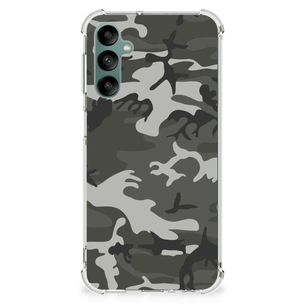 Samsung Galaxy A24 Doorzichtige Silicone Hoesje Army Light B2C Telecom