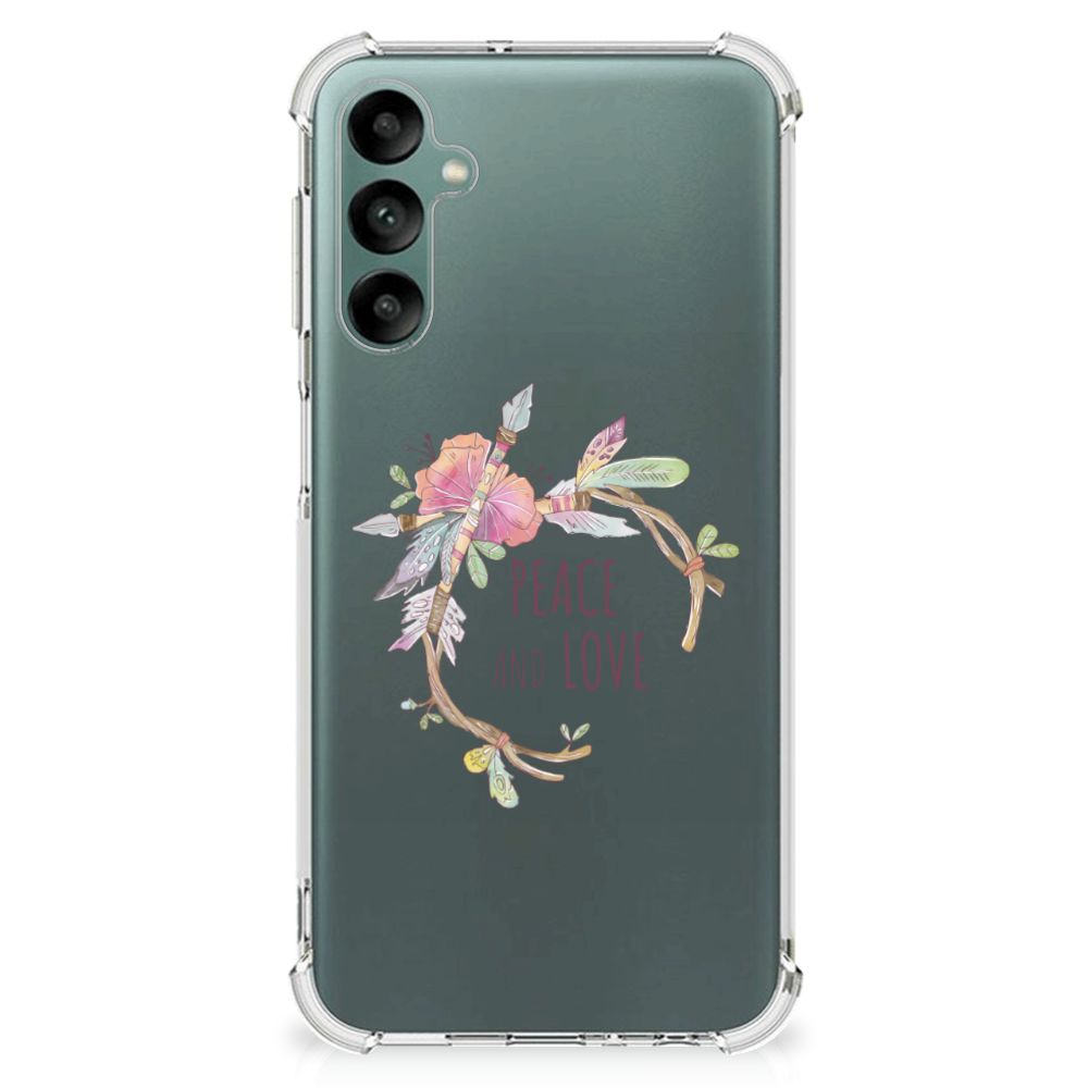 Samsung Galaxy A24 Stevig Bumper Hoesje Boho Text B2C Telecom