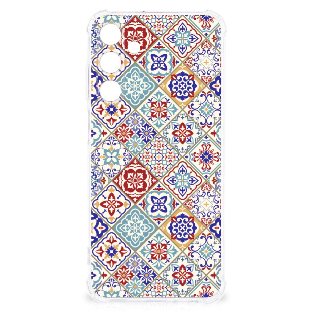Samsung Galaxy A25 Anti-Shock Hoesje Tiles Color B2C Telecom