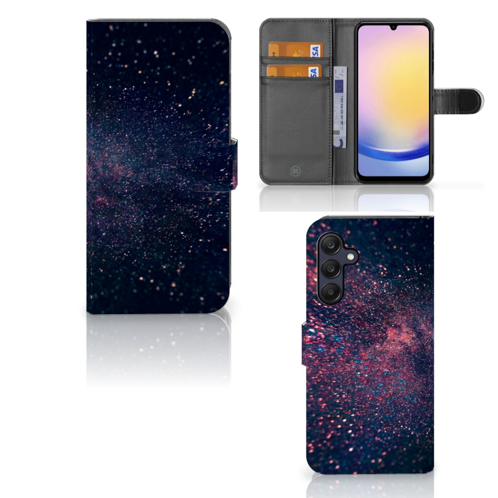 Samsung Galaxy A25 Book Case Stars