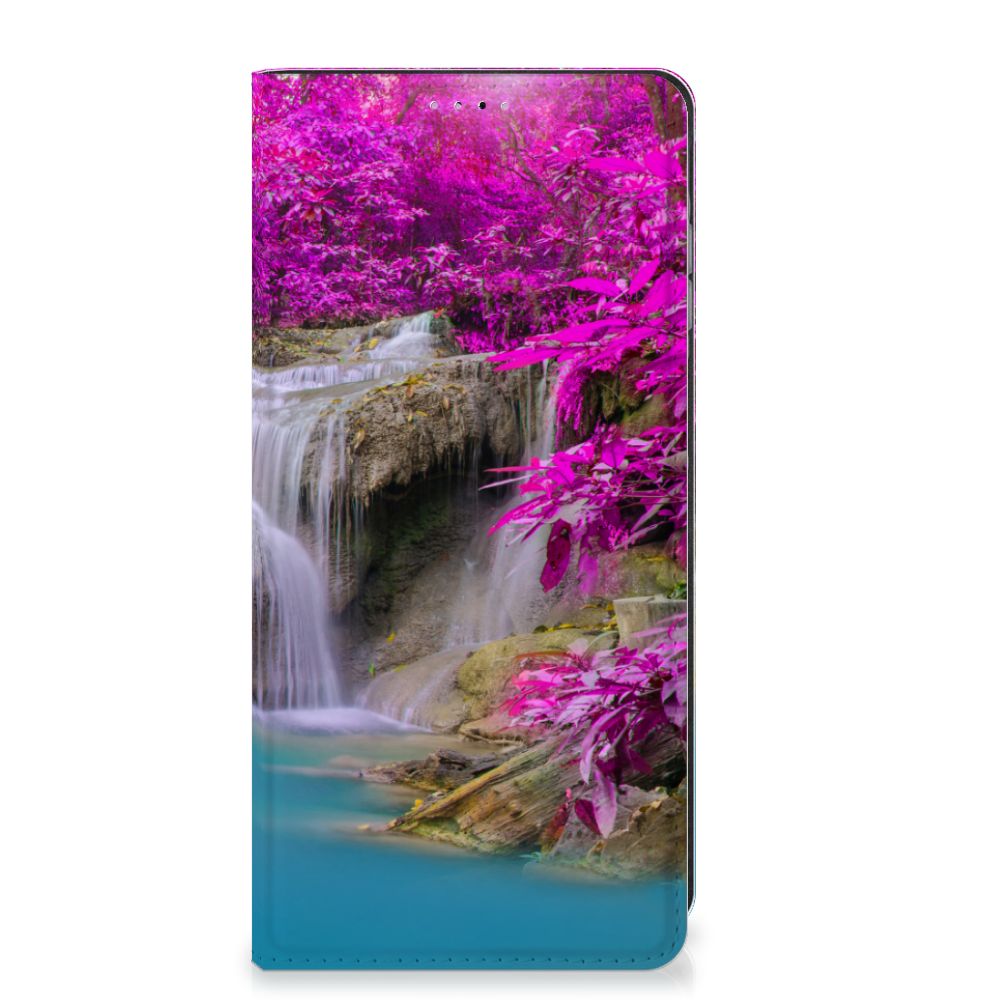 Samsung Galaxy A25 Book Cover Waterval design waterval voorzijde