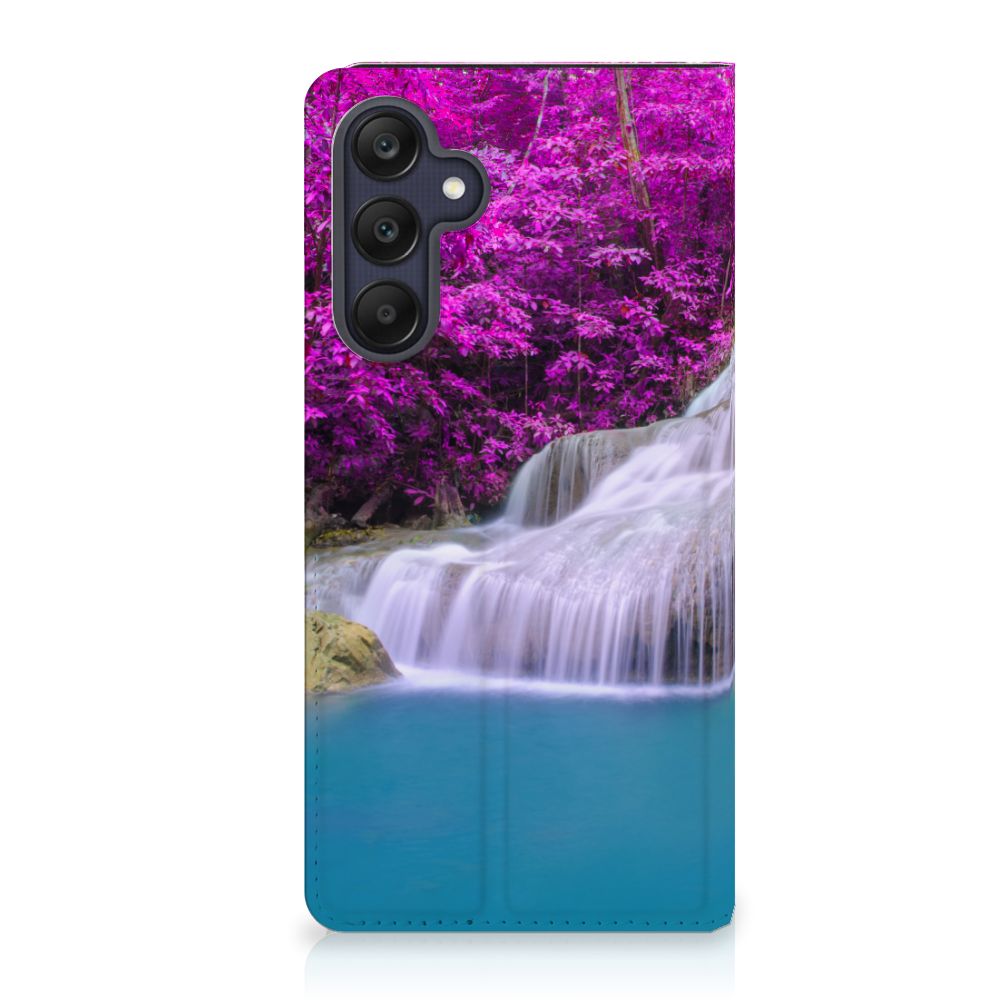 Samsung Galaxy A25 Book Cover Waterval boekhoes ontwerp waterval aanzicht