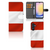 Samsung Galaxy A25 Bookstyle Case Oostenrijk bookstyle case voorzijde zijaanzicht