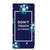 Samsung Galaxy A25 Design Case Flowers Blue DTMP bloemen patroon voorkant