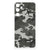 Samsung Galaxy A25 Doorzichtige Silicone Hoesje Army Light achterzijde camouflage ontwerp