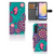 Samsung Galaxy A25 Hoesje Cirkels en Vlinders bookstyle case design cirkels vlinders aanzicht