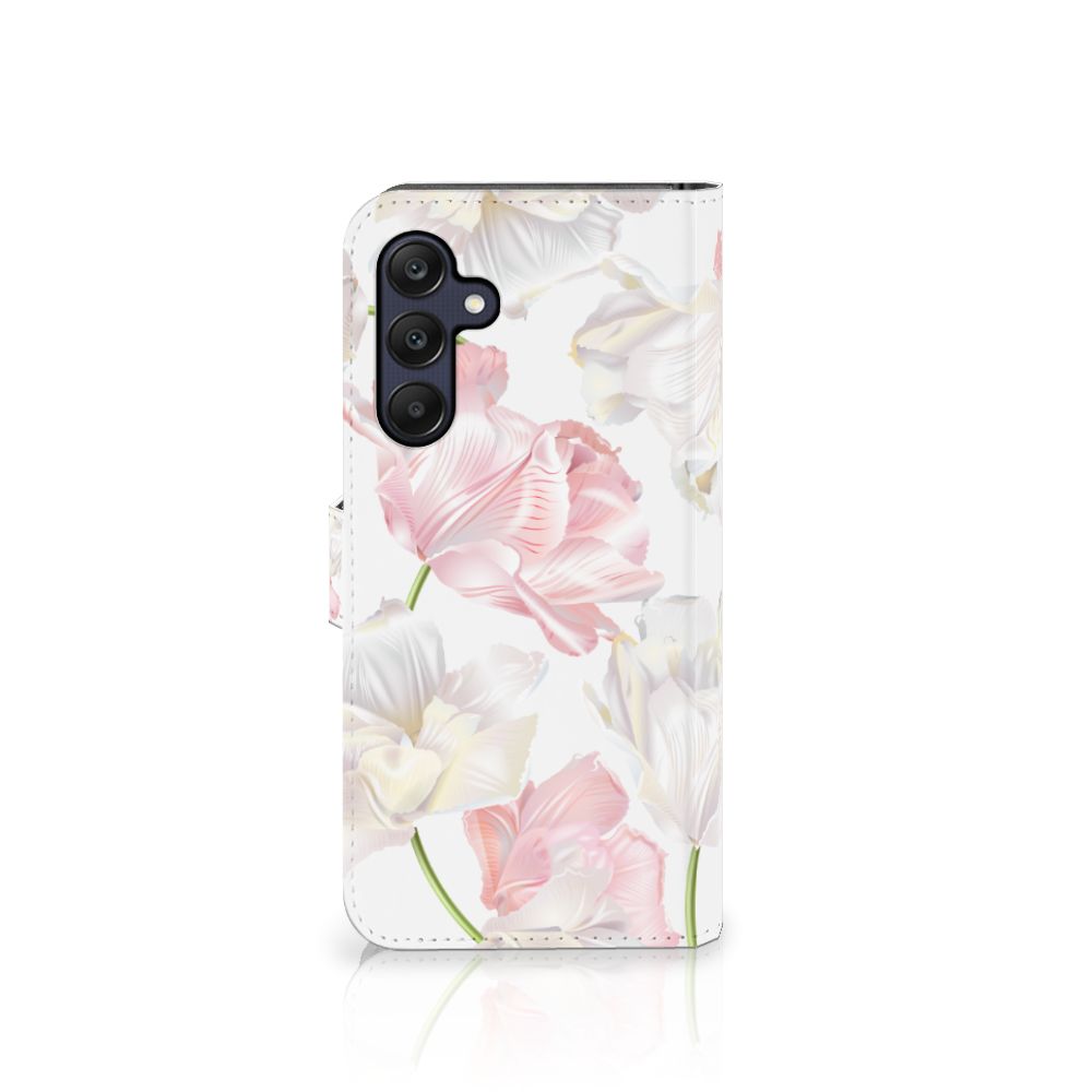Samsung Galaxy A25 Hoesje Lovely Flowers hoesje bloemen design achterkant