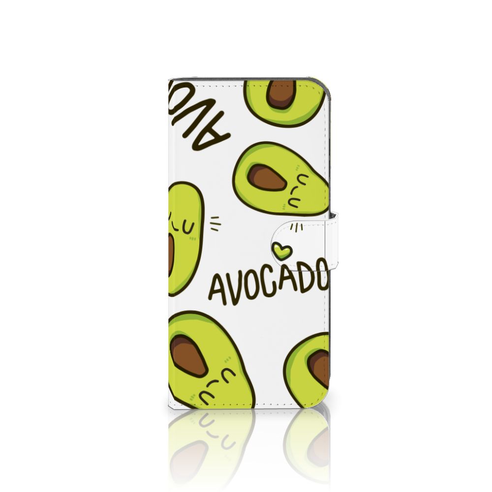 Samsung Galaxy A25 Leuk Hoesje Avocado Singing telefoonhoesje design avocado's vooraanzicht