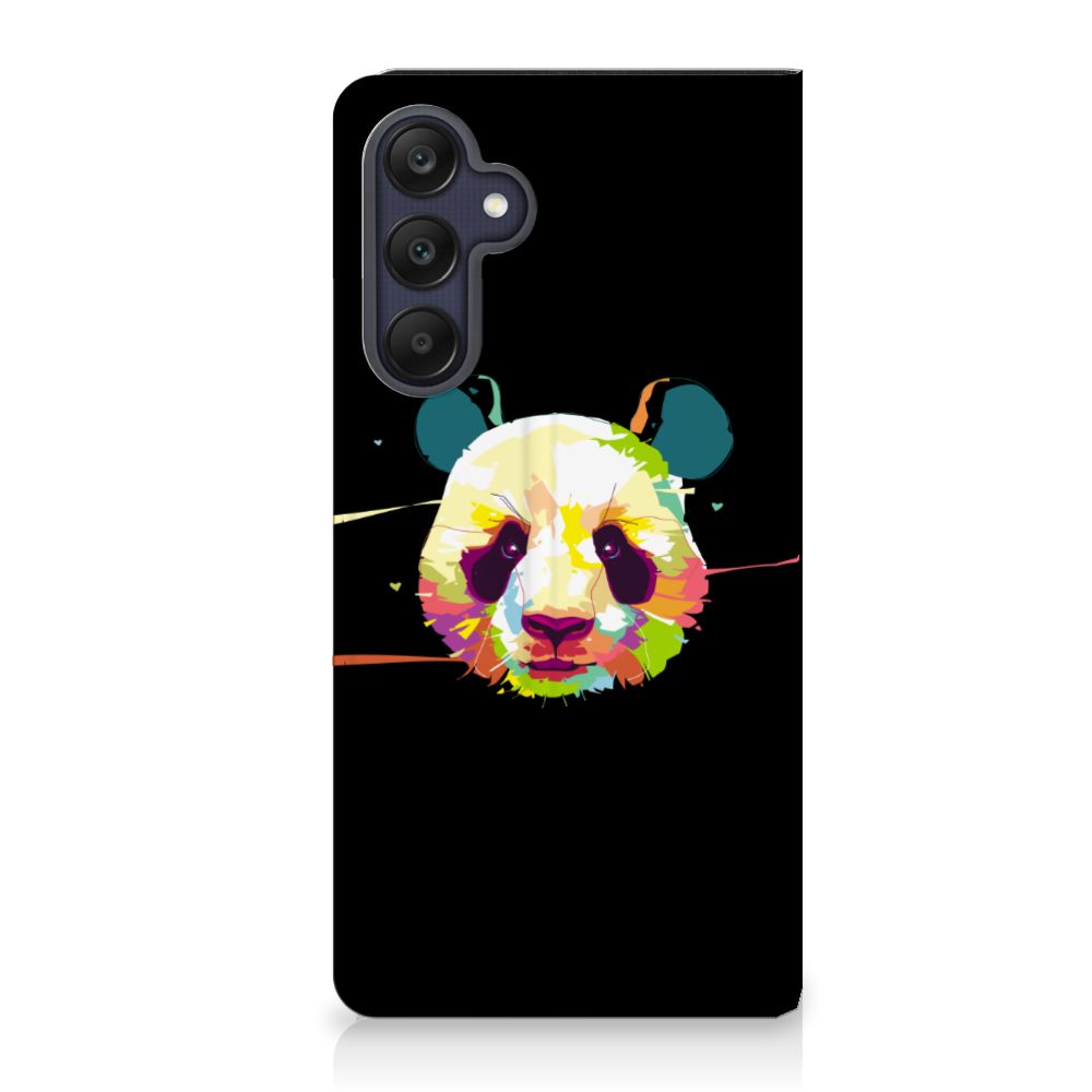 Samsung Galaxy A25 Magnet Case Panda Color voorkant