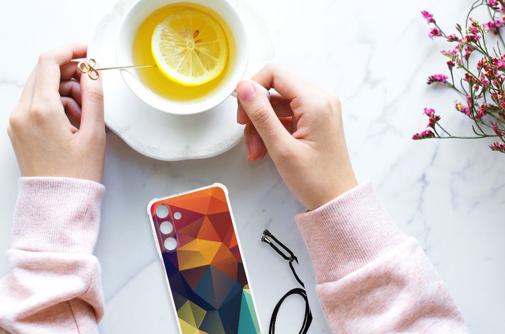 Samsung Galaxy A25 Shockproof Case Polygon Color B2C Telecom