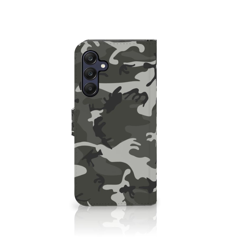 Samsung Galaxy A25 Telefoon Hoesje Army Light camouflage ontwerp achterkant