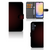 Samsung Galaxy A25 Telefoon Hoesje Geruit Rood met ruimte voor 3 pasjes en strak design.