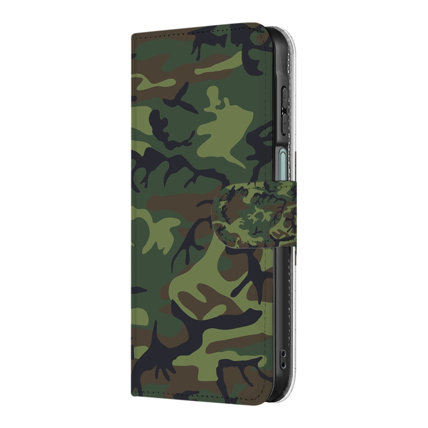 Samsung Galaxy A26 Army Dark Book Case Army Dark Book case zijaanzicht