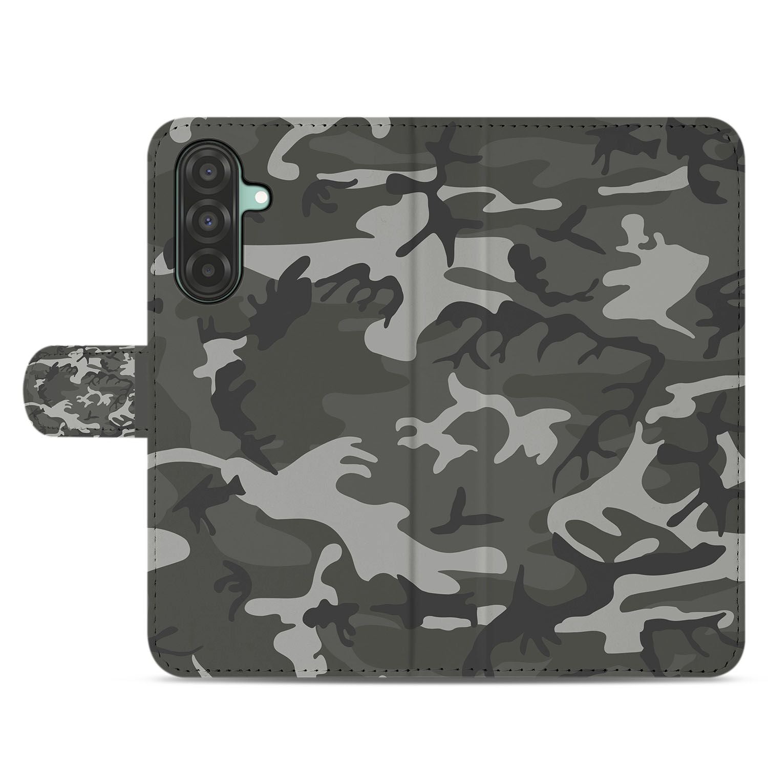 Samsung Galaxy A26 Army Light Book Case Army Light camo ontwerp voorkant