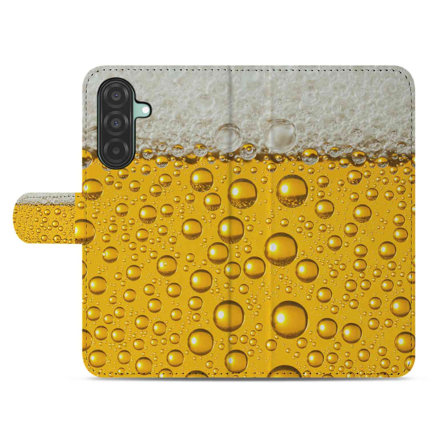 Samsung Galaxy A26 Bier Book Case bier design voorzijde