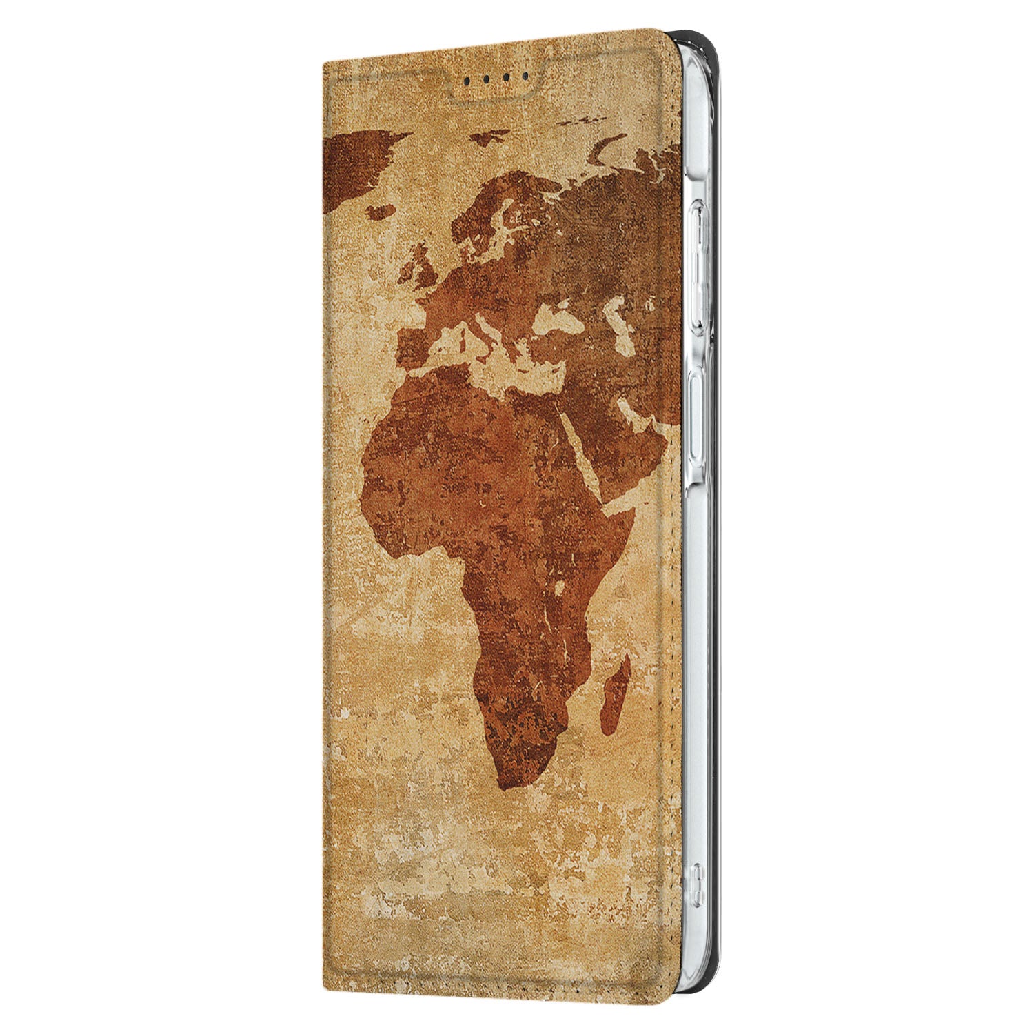 Samsung Galaxy A26 Book Cover Wereldkaart wereldkaart design voorkant