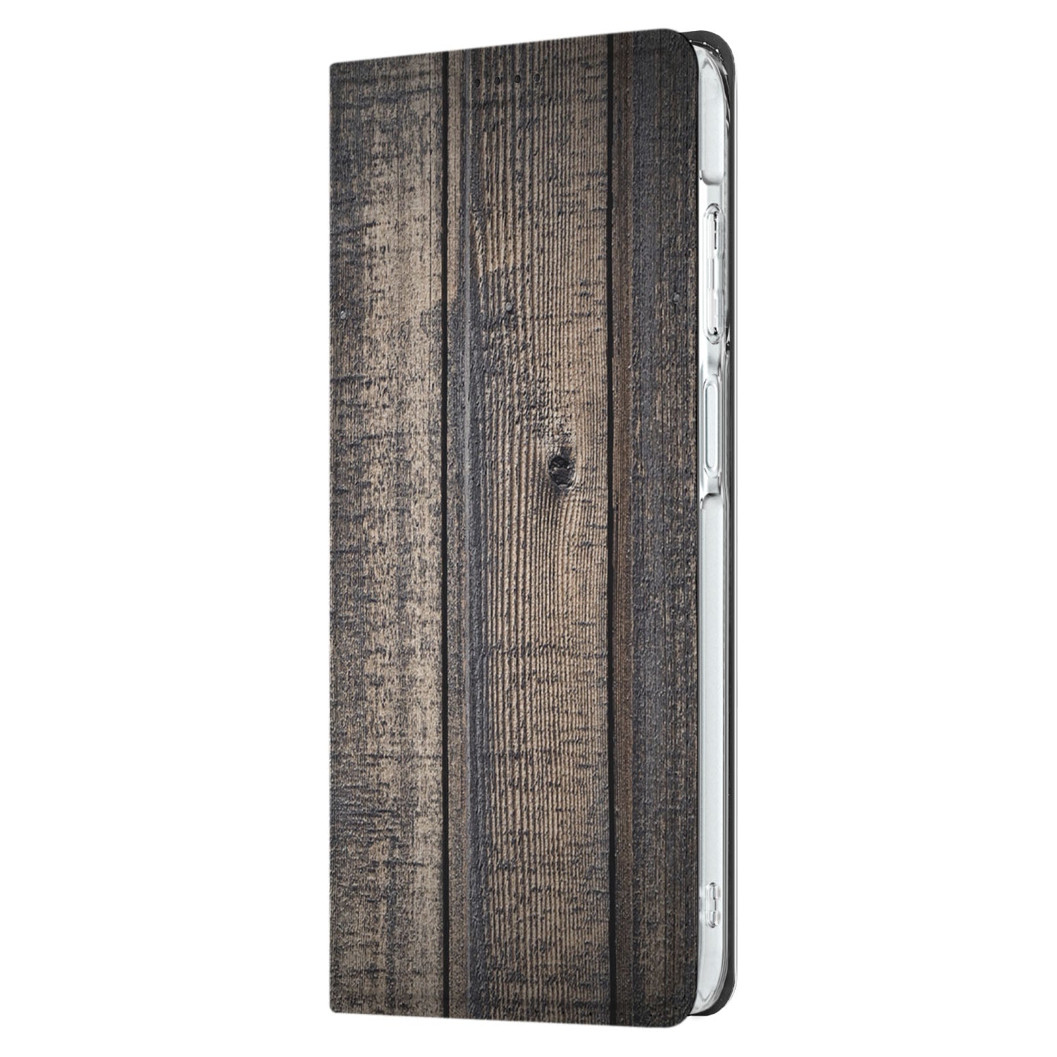Samsung Galaxy A26 Book Wallet Case Steigerhout steigerhout zijaanzicht