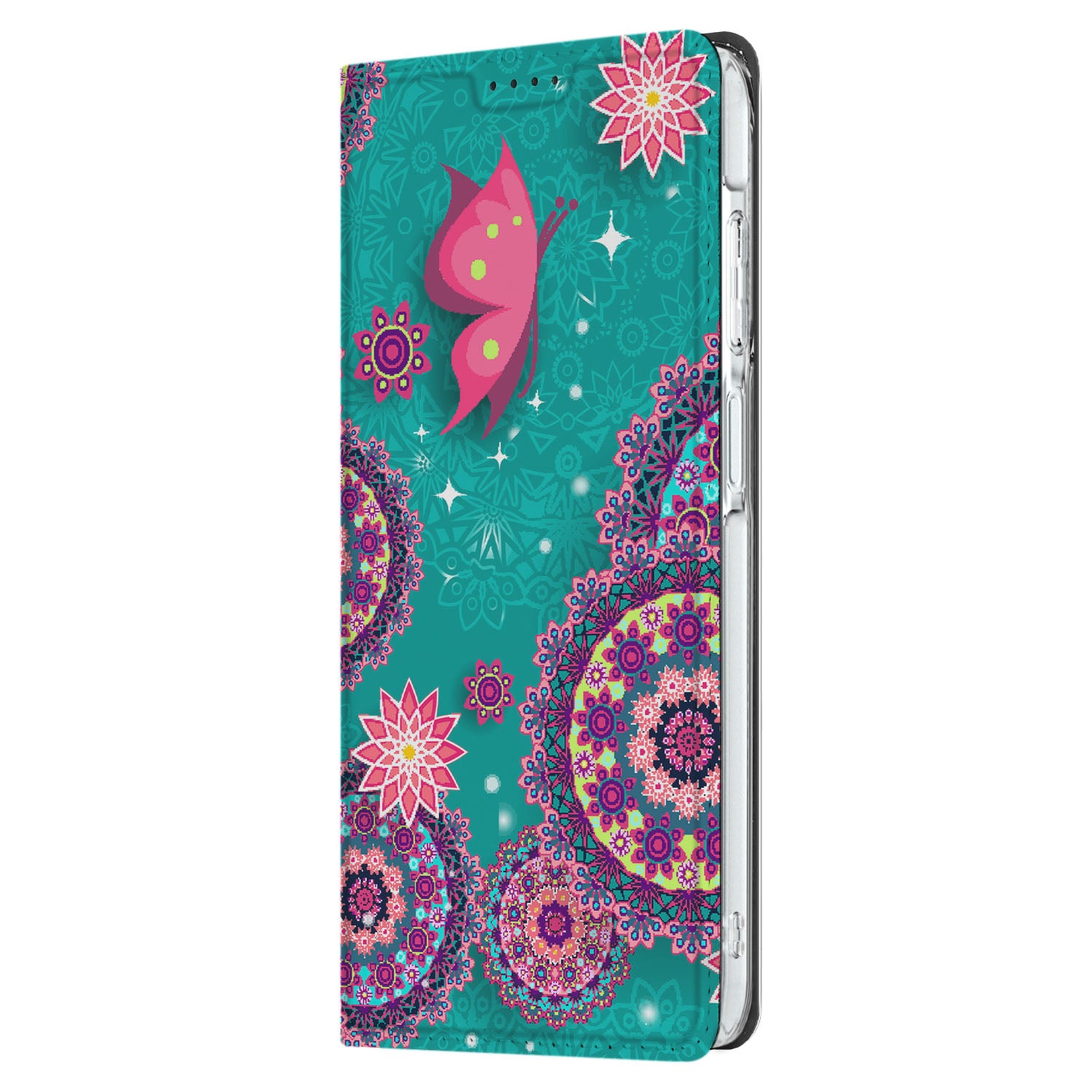 Samsung Galaxy A26 Bookcase Cirkels en Vlinders bookcase design ceder