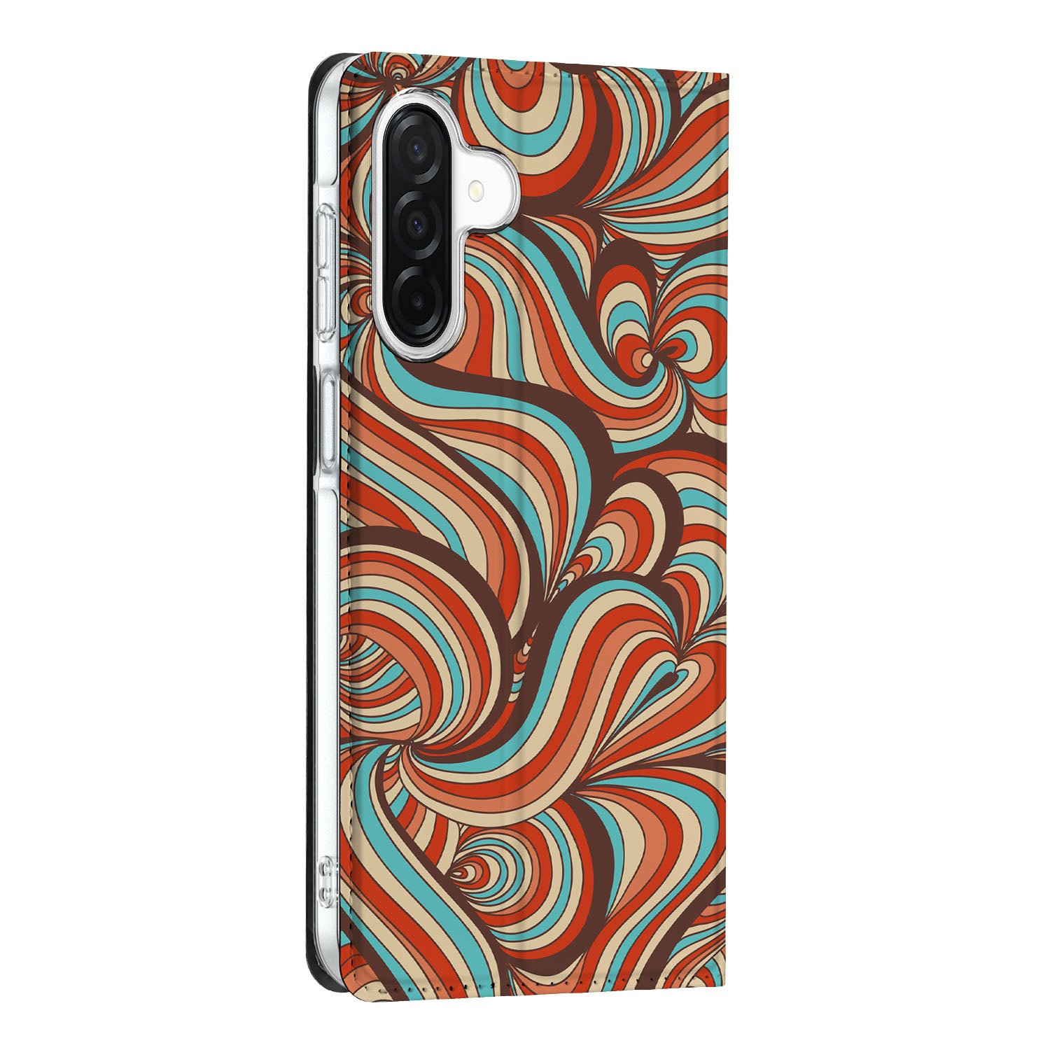 Samsung Galaxy A26 Bookcase Retro retro design zijaanzicht