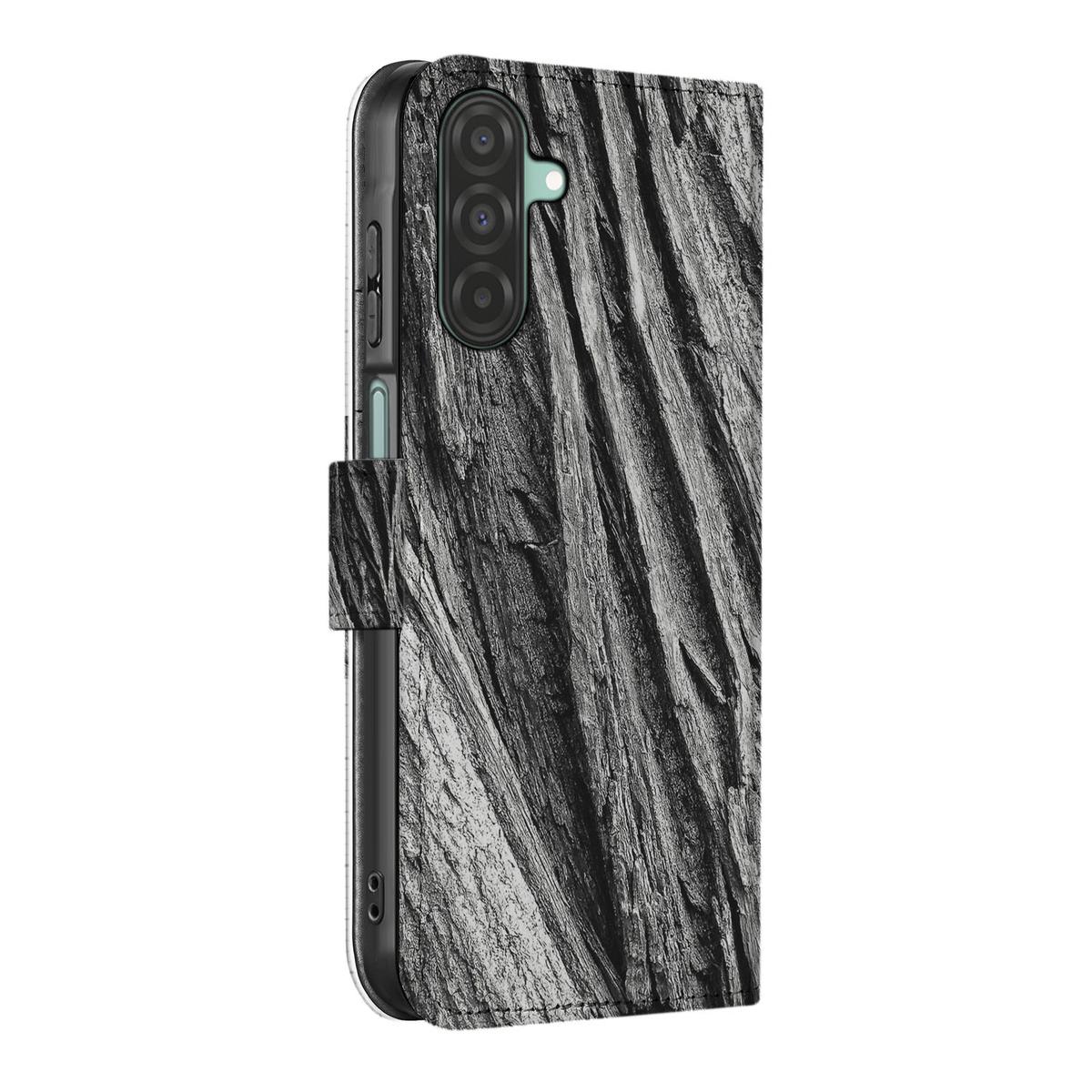Samsung Galaxy A26 Boomschors Book Case boomschors design zijaanzicht