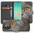 Samsung Galaxy A26 Britse Korthaar Book Case kat design vooraanzicht