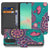 Samsung Galaxy A26 Cirkels en Vlinders Book Case cirkels vlinders voorkant